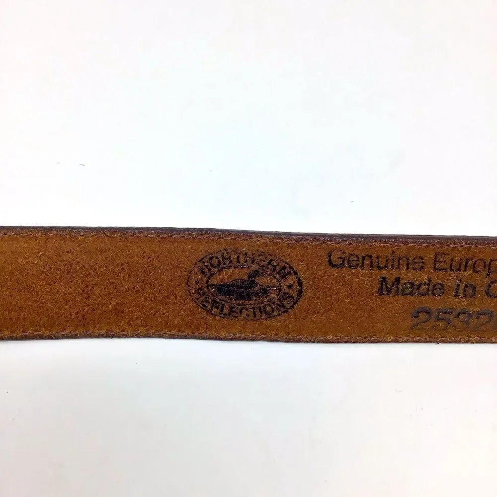 Vintage North Reflections European Leather Belt
